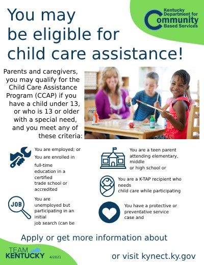 Child Care Assistance Program Flyer