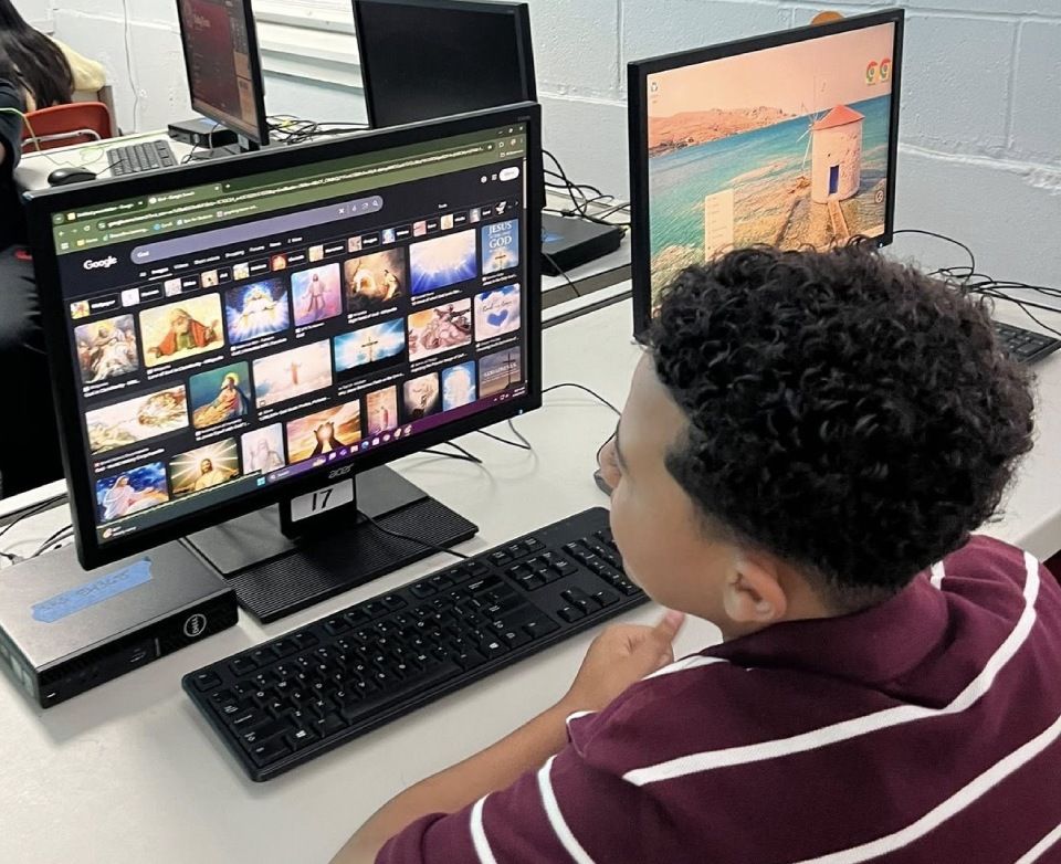 Close-up of laptop keyboard